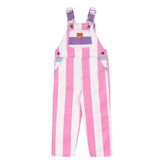 Favorite People - Amore Gestreifter Overall | Pink