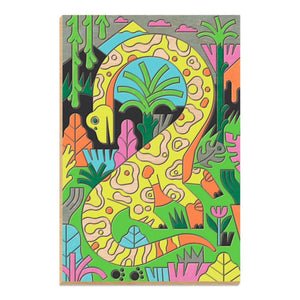 Djeco - Dinosaurier-Welt Malbuch