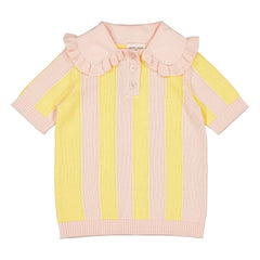Louis Louise - Gestreiftes T-Shirt Paule | Gelb