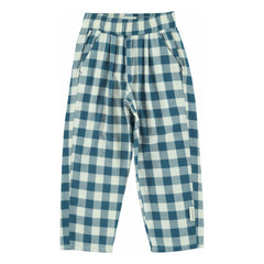 Piupiuchick - Bio-Baumwoll-Carreaux-Hose | Blau