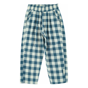 Piupiuchick - Bio-Baumwoll-Carreaux-Hose | Blau