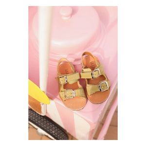 Lazare - Gisèle Wildledersandalen | Mandelgrün