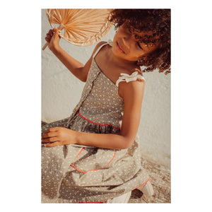 THE LiTTLE POETS - Rosalia Nature Bio-Baumwoll-Crop-Top | Khaki Braun