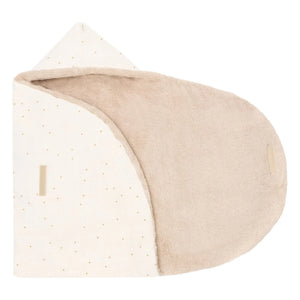 Nobodinoz - Babynestchen Cozy Wabi Sabi Sweet Dots | Beige