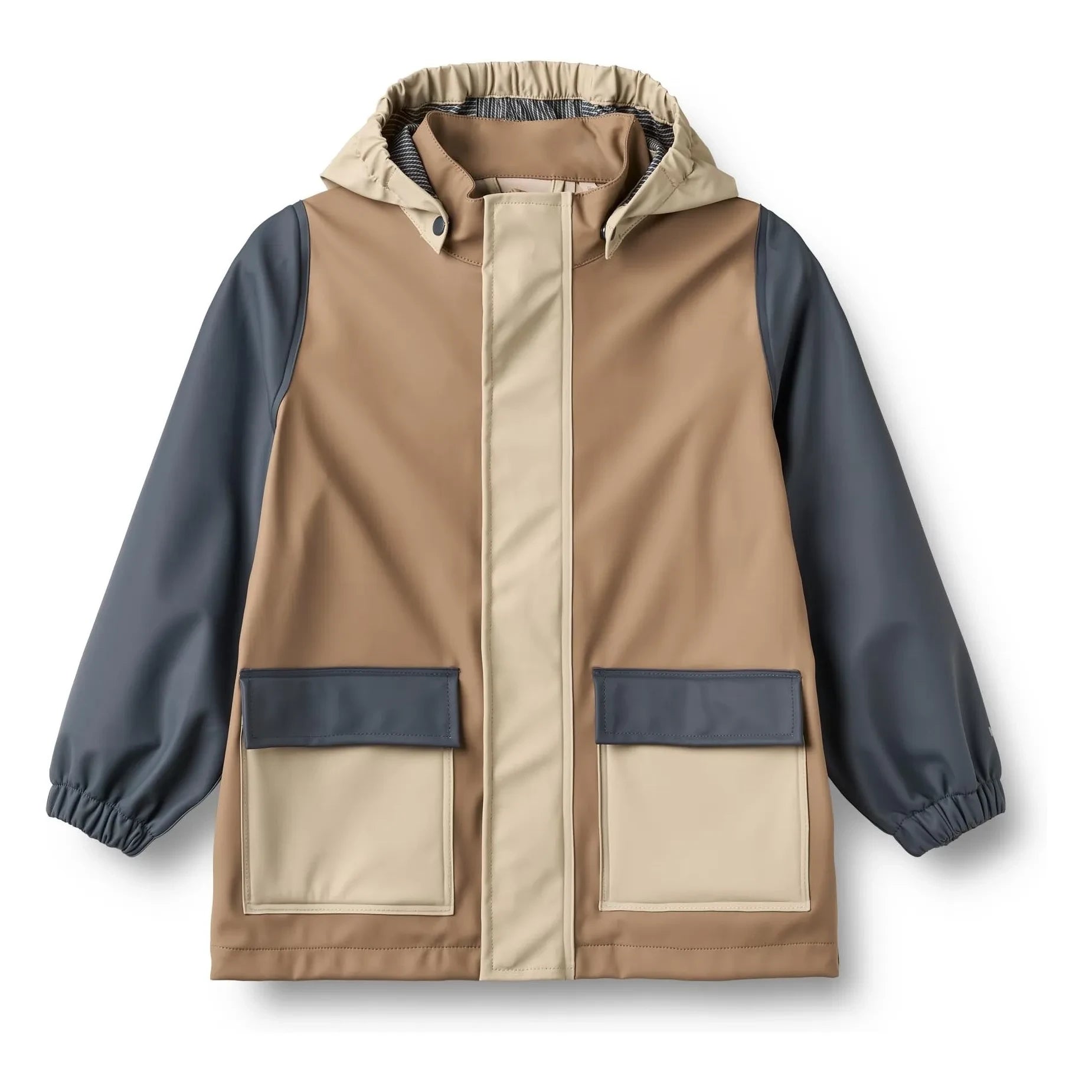 Weizen - Recycelte Faser wasserdichte Jacke | Beige