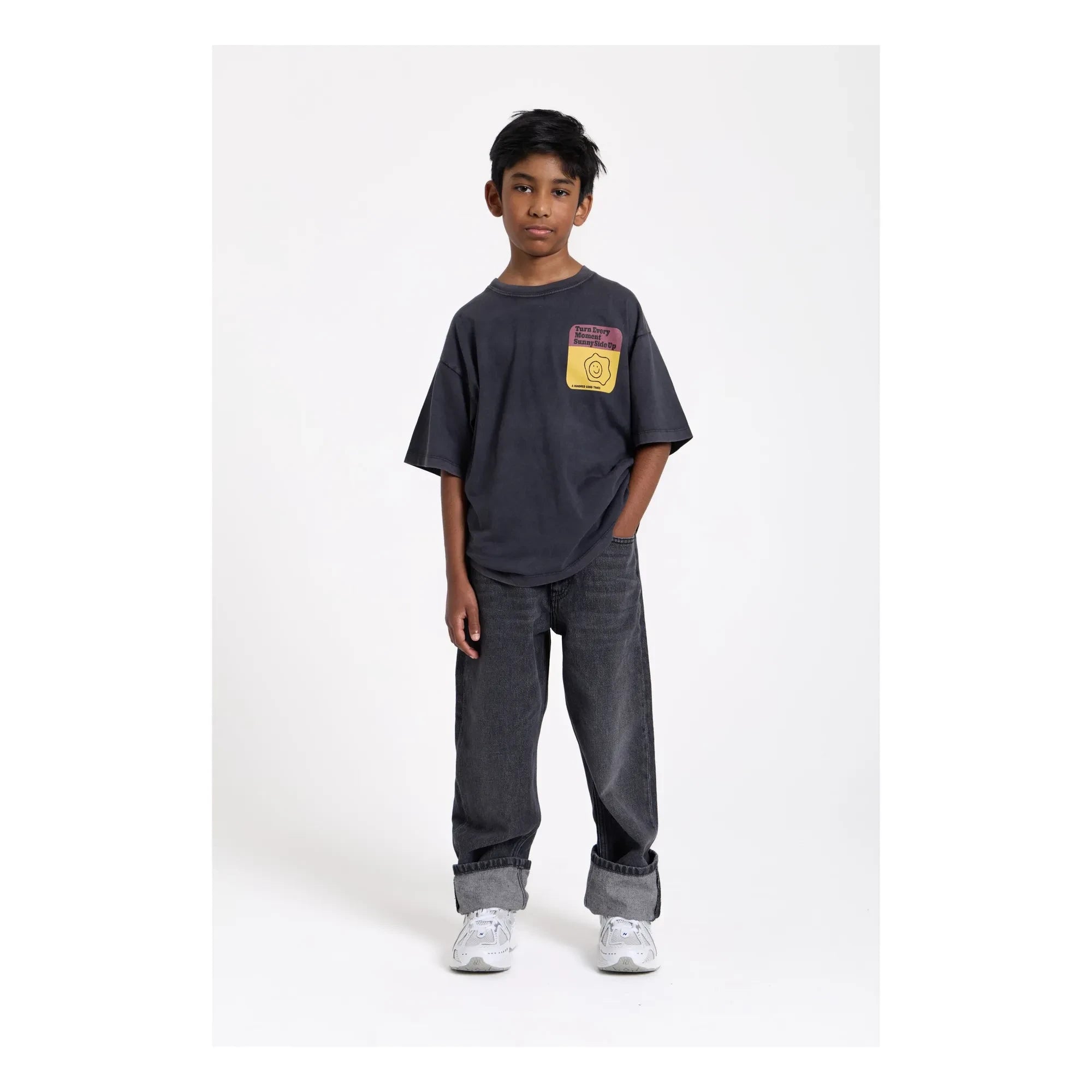 Hundred Pieces – T-Shirt aus Bio-Baumwolle | Schwarz