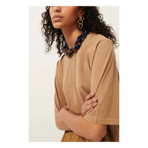 Sessùn - Sergio Baumwoll-T-Shirt | Beige