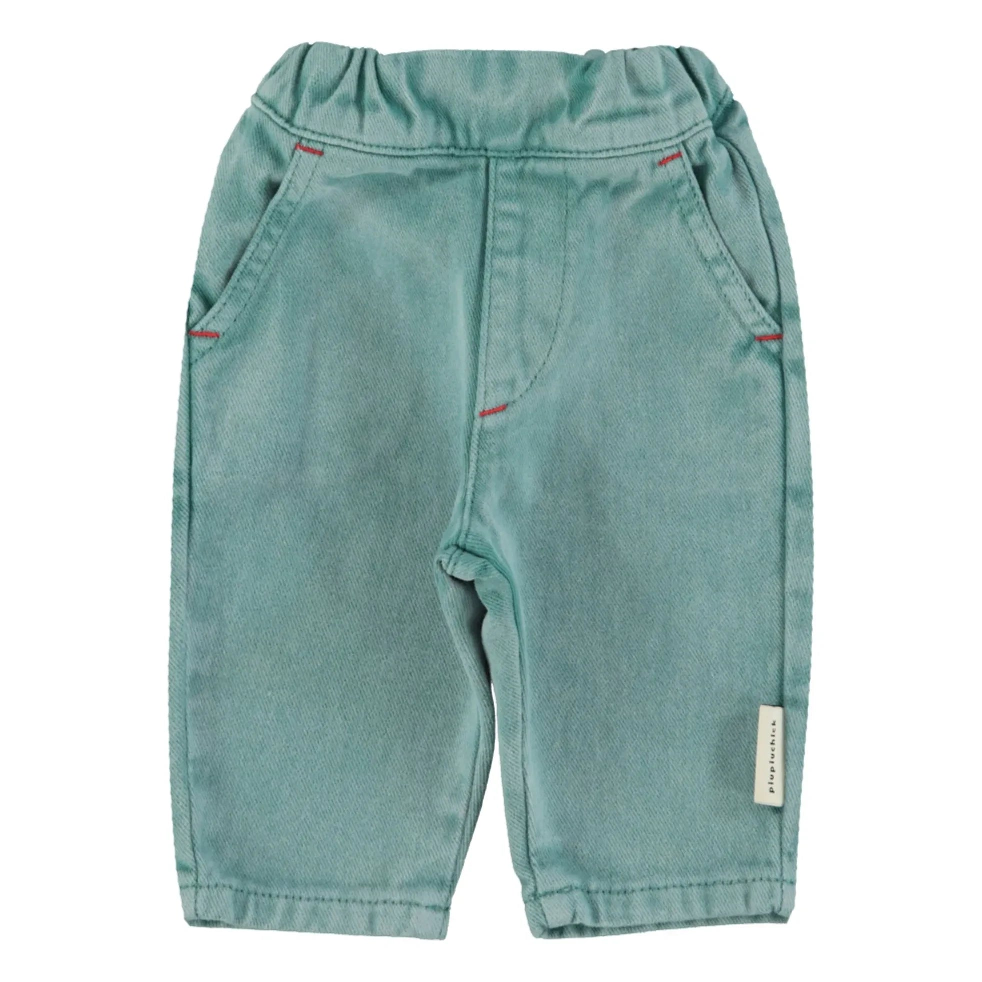 Piupiuchick - Gerade Baby-Jeans | Grün