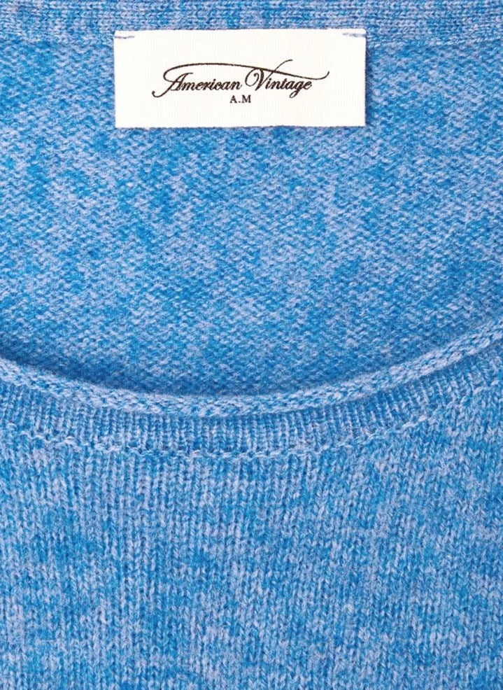 American Vintage - Docatown Wollen- und Kaschmirpullover | Blau