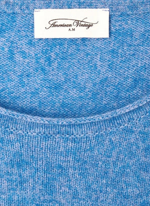 American Vintage - Docatown Wollen- und Kaschmirpullover | Blau