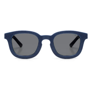 Cream - Eckige Sonnenbrille | Marineblau