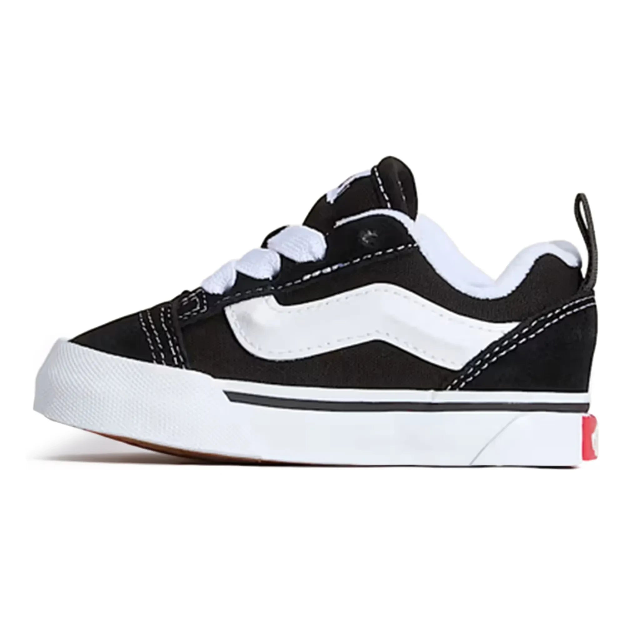 Vans – Knu Skool Elastische Schnürsenkel-Sneakers | Schwarz