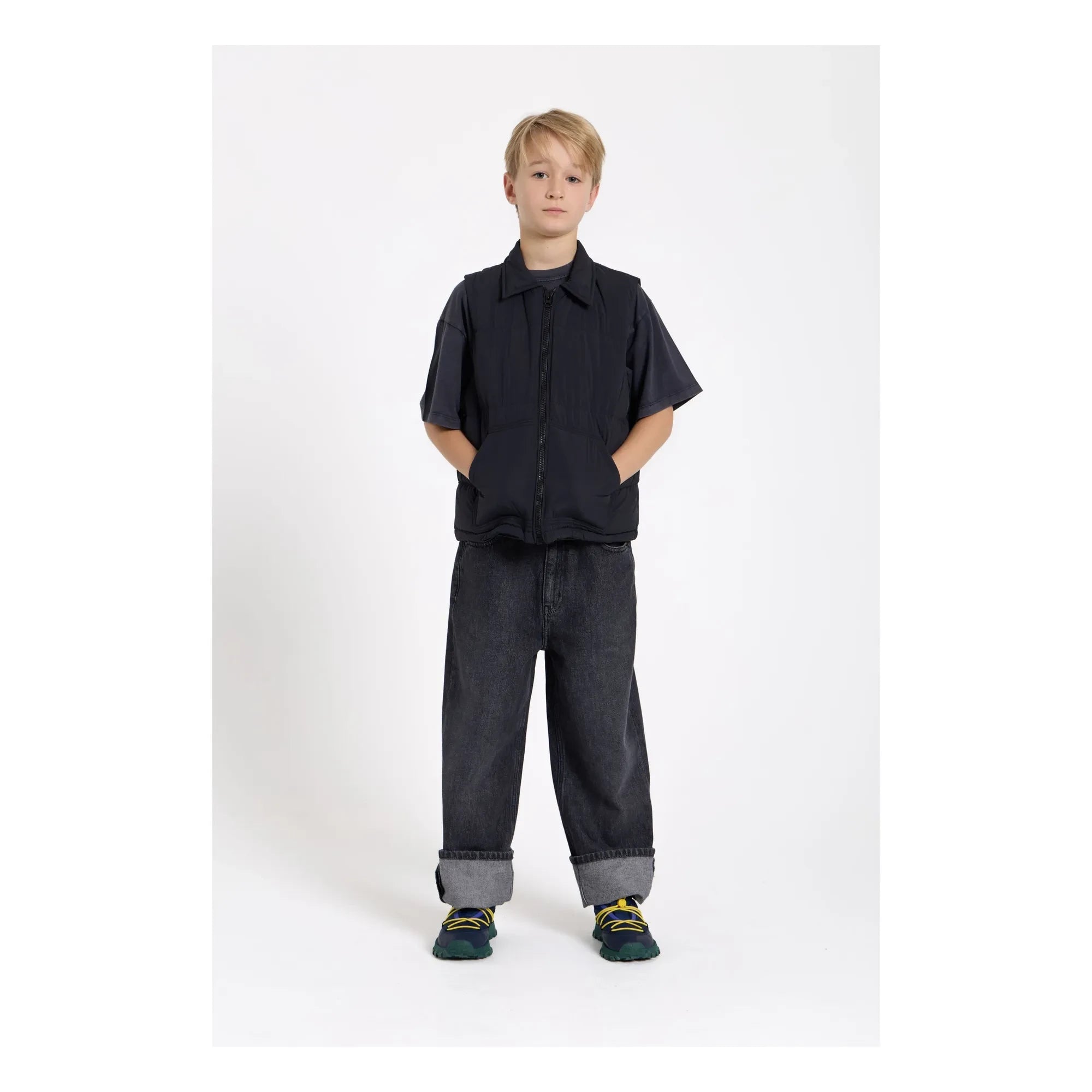 Finger in the nose - Snowshirt Genuine Down Ärmellose Daunenjacke | Schwarz