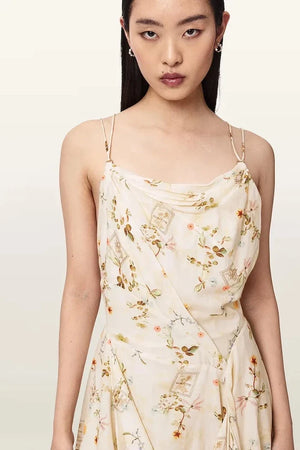 AllSaints viskon yazlık elbise CLAIRE