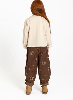 Hundred Pieces - Gianna Samt Hose