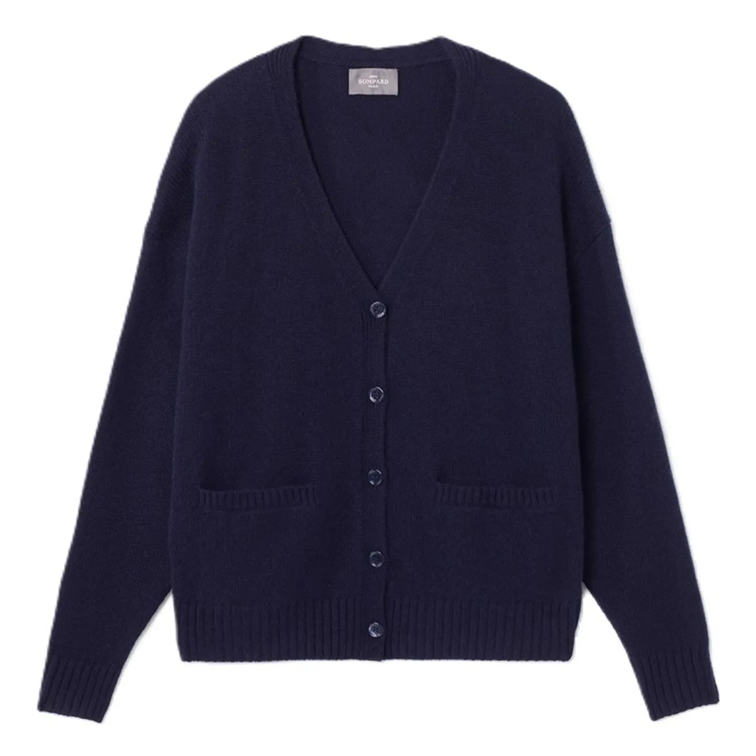 Bompard – Oversize Kaschmirweste | Marineblau