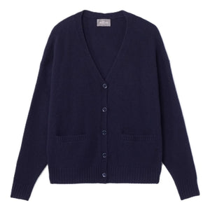 Bompard – Oversize Kaschmirweste | Marineblau