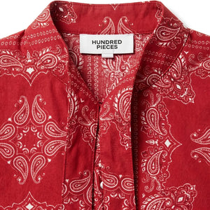 Hundred Pieces - Romy Bandana Elbise | Koyu kırmızı