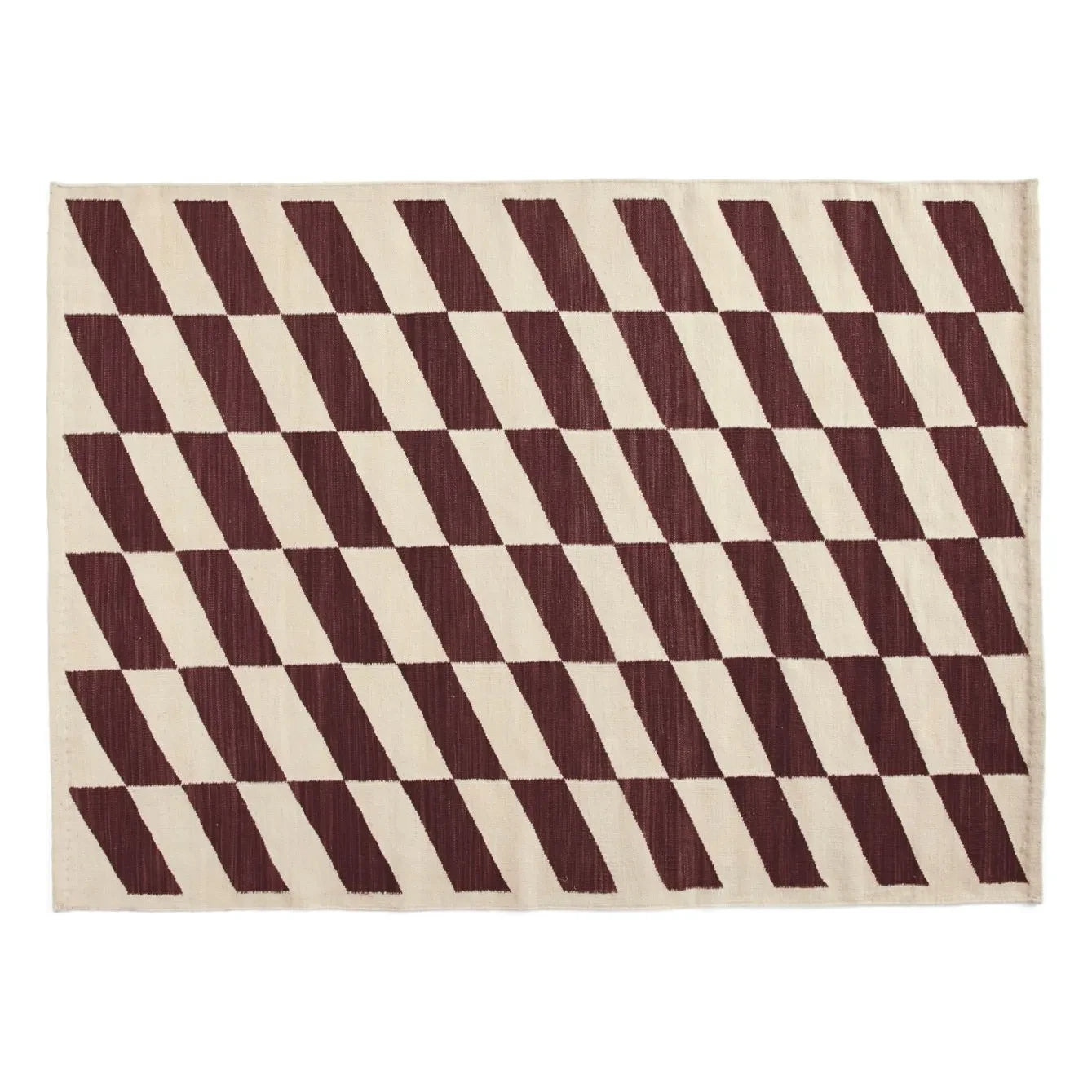 Hay - Shift Kelim Teppich | Bordeaux