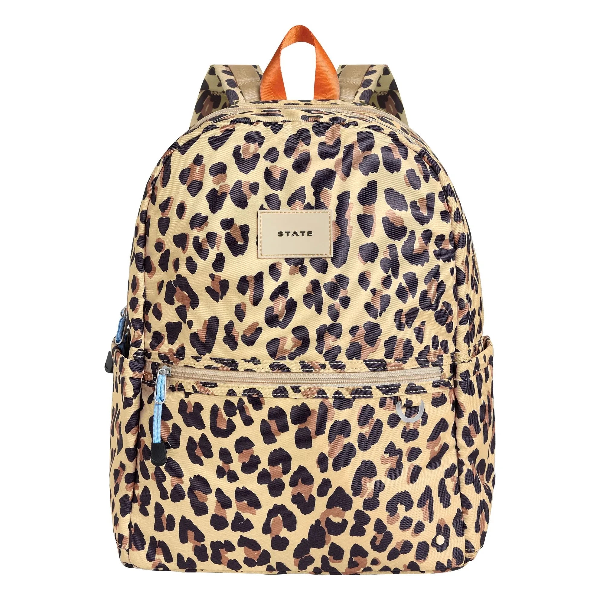 State Bags - Kane Leopard Rucksack mit zwei Taschen | Beige