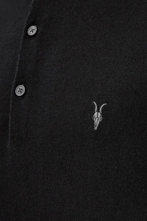 AllSaints Erkek Yün Yakalı Tişört MODE