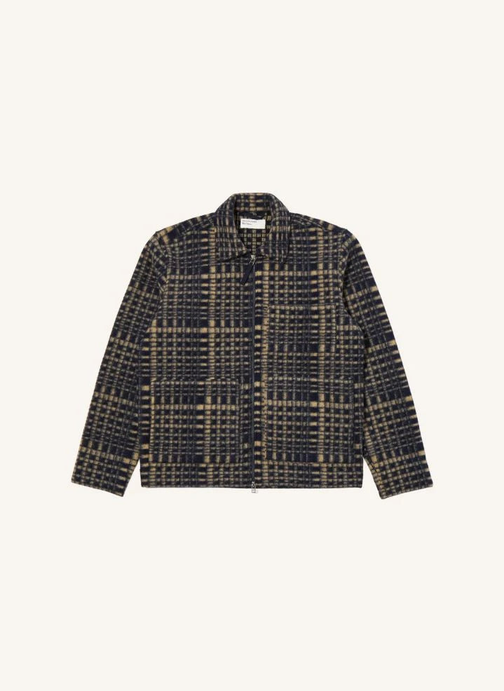 Universal Works - Uniform Jacke mit Reißverschluss | Navy