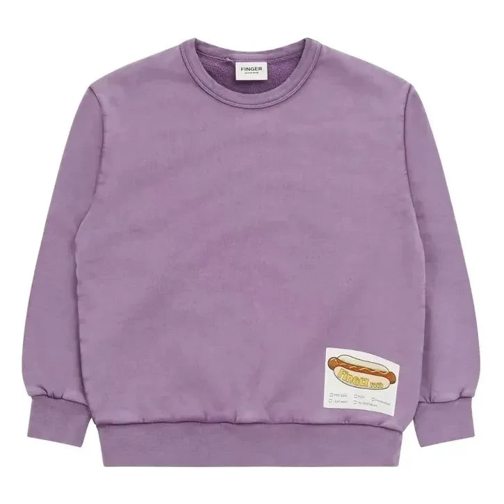 Finger in the nose - Bio-Baumwoll-Sweatshirt | Mauve