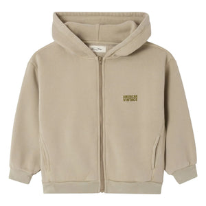 American Vintage - Izubird Kapuzenjacke mit Reißverschluss | Hellgrau