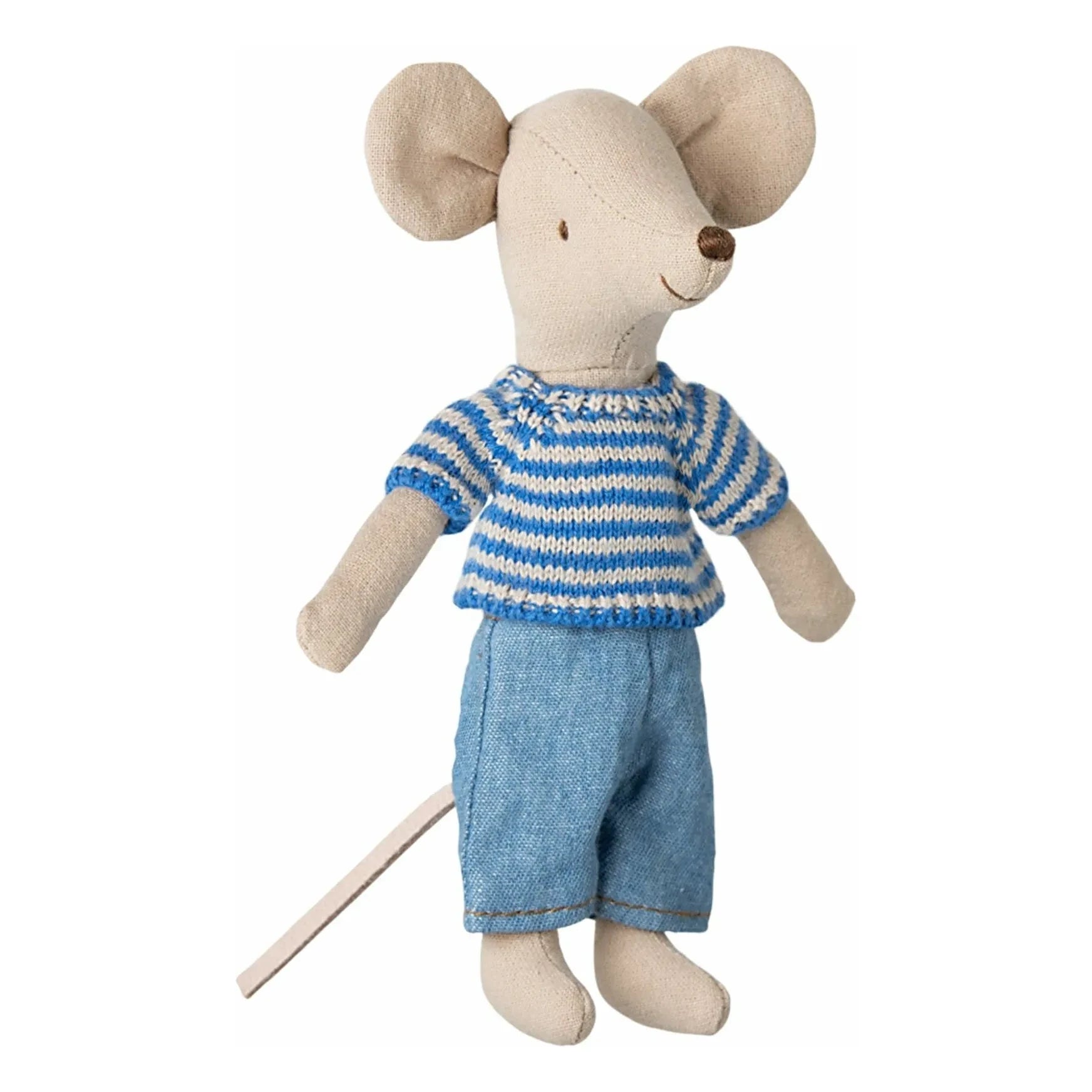 Maileg - Strickpullover und Hose für die große Jungenmaus