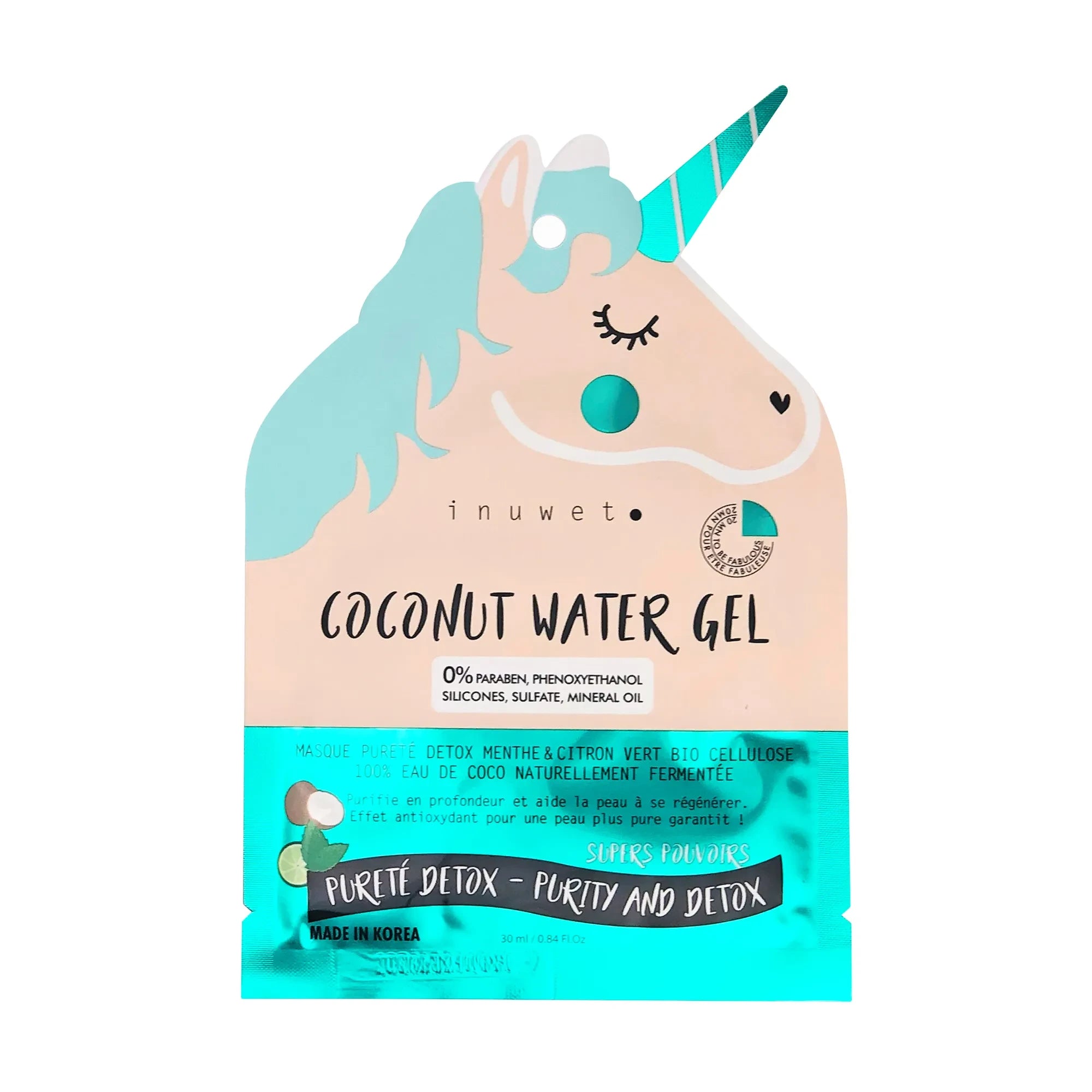 Inuwet – Reine Gesichtsmaske aus Bio-Zellulose