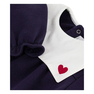 Petit Bateau - Druckknopfkragen Babyschutzanzug | Nachtblau