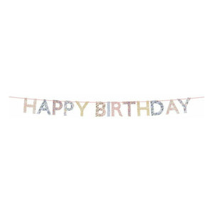 Meri Meri - Happy Birthday Wimpelkette - Meri Meri x Liberty