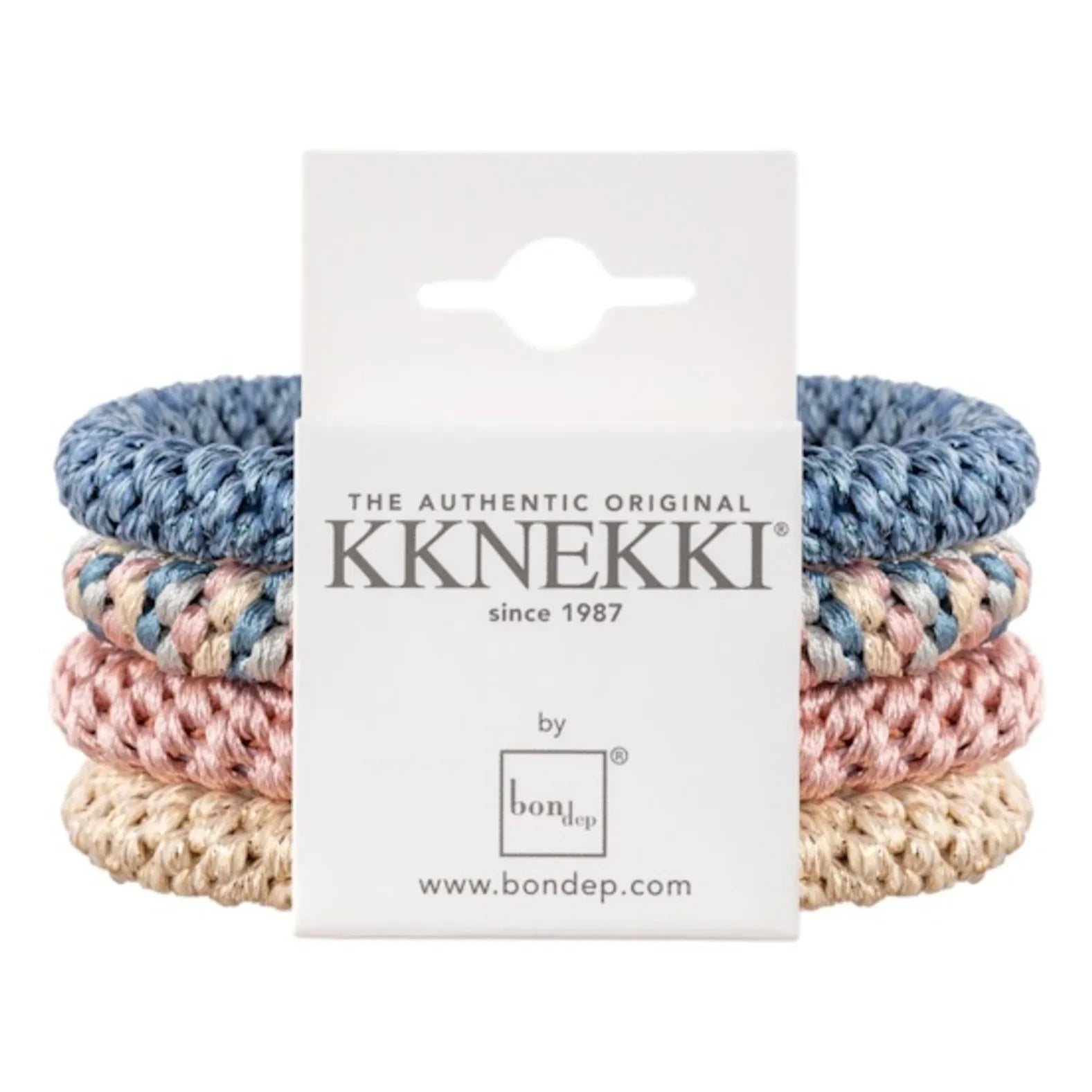Bon Dep - 4er Kknekki 5 Haarspangen Set | Blau