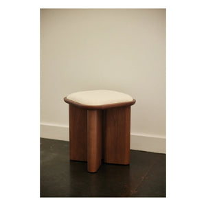 Gabrielle Paris - Lazarus Pouf | Walnuss