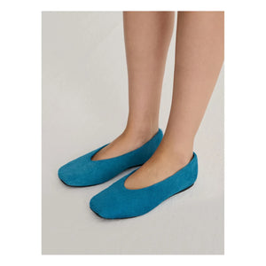 Bobo Choses – Ballerinas aus Leder | Preußischblau