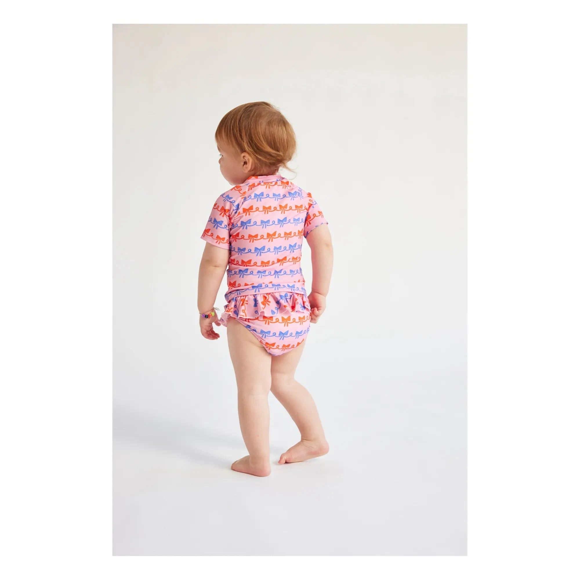 Bobo Choses - UV-Schutz T-Shirt aus recyceltem Material, gestreift | Rosa