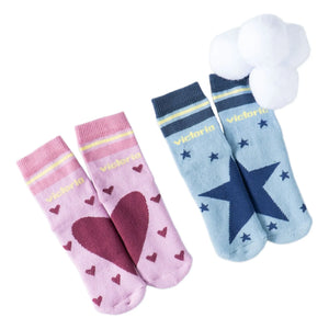Victoria - Star Socken | Blau