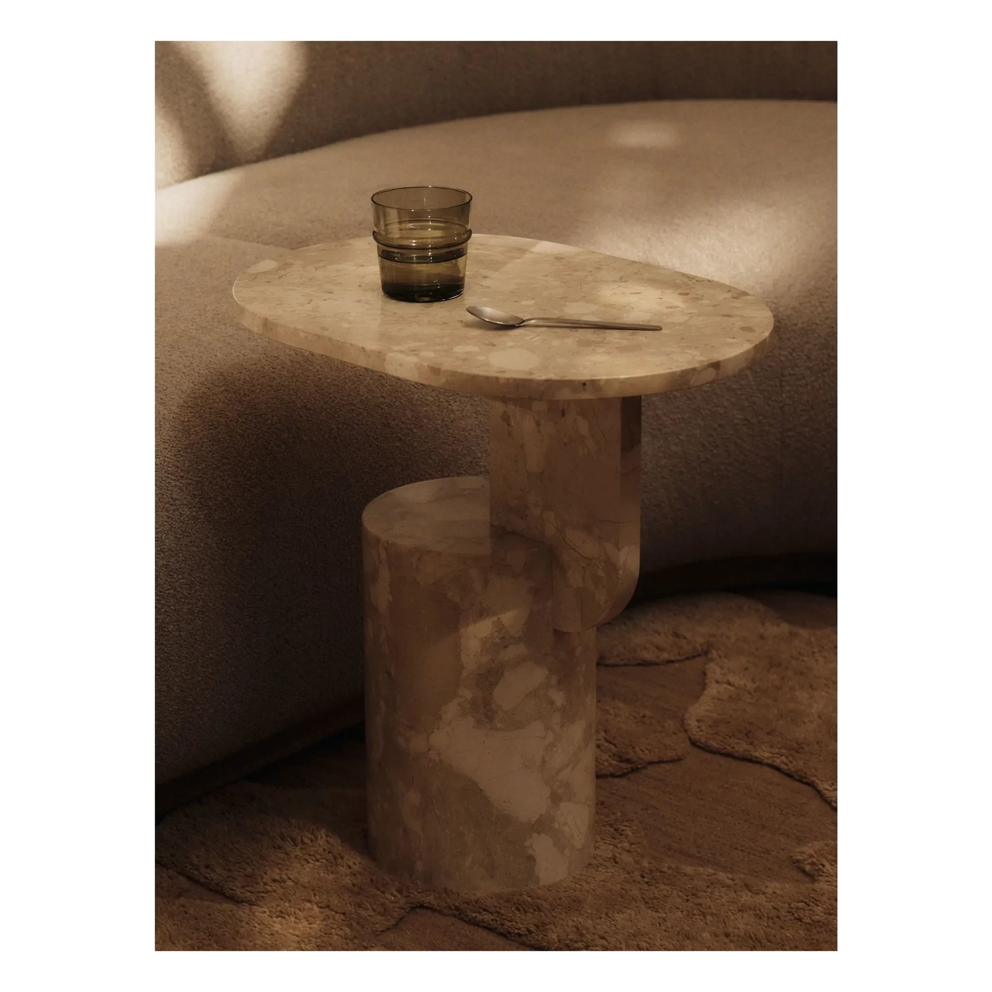 Ferm Living - Marmor Beistelltisch | Sand