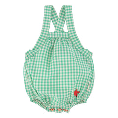 Piupiuchick - Vichy Bio-Baumwoll-Strampler | Türkis
