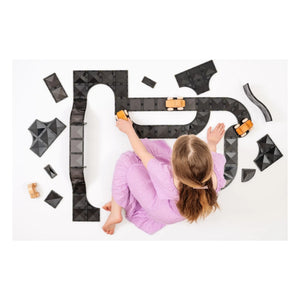 Connetix - Roads Creative Pack - 48 Teile | Schwarz