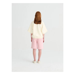 True Artist - Kurzarm-Sweatshirt N°13 Bio-Baumwolle | Creme