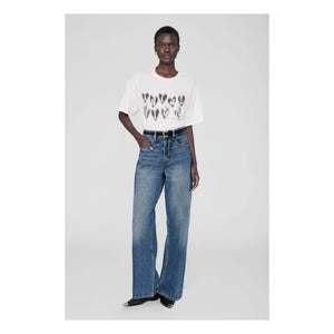 Anine Bing - Cade Hearts T-Shirt | Elfenbein