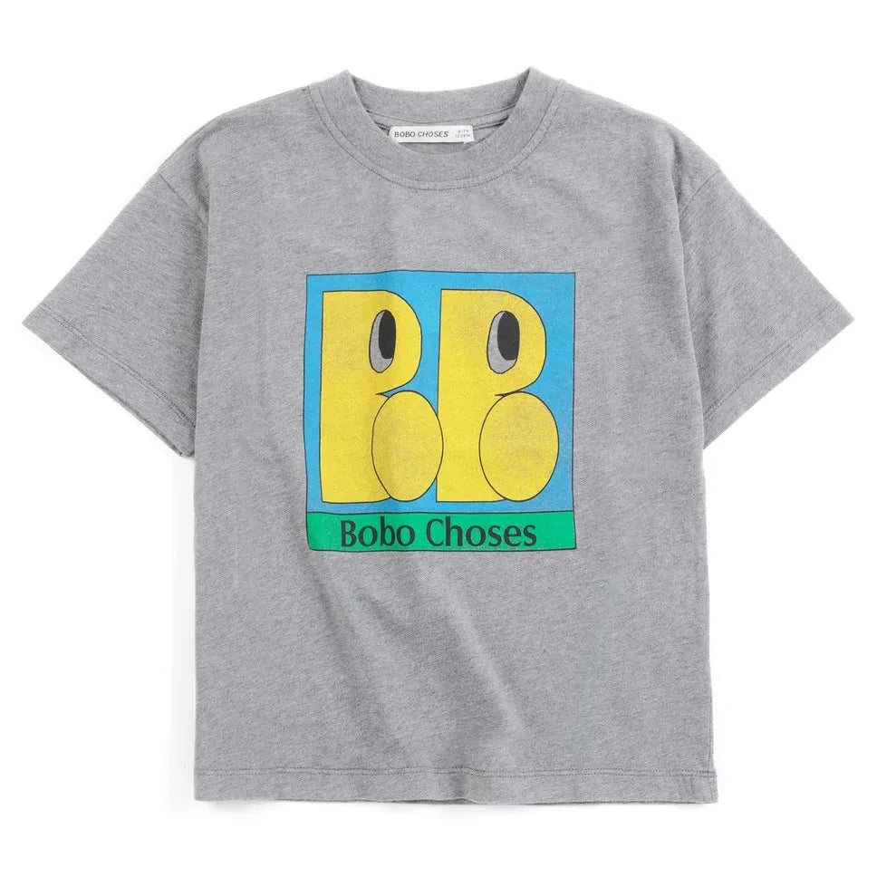 Bobo Choses - Bobo T-Shirt | Grau Meliert