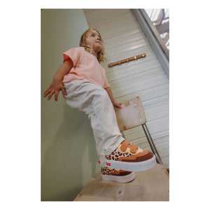 Hello Hossy - Leopard Scratch Sneaker | Creme