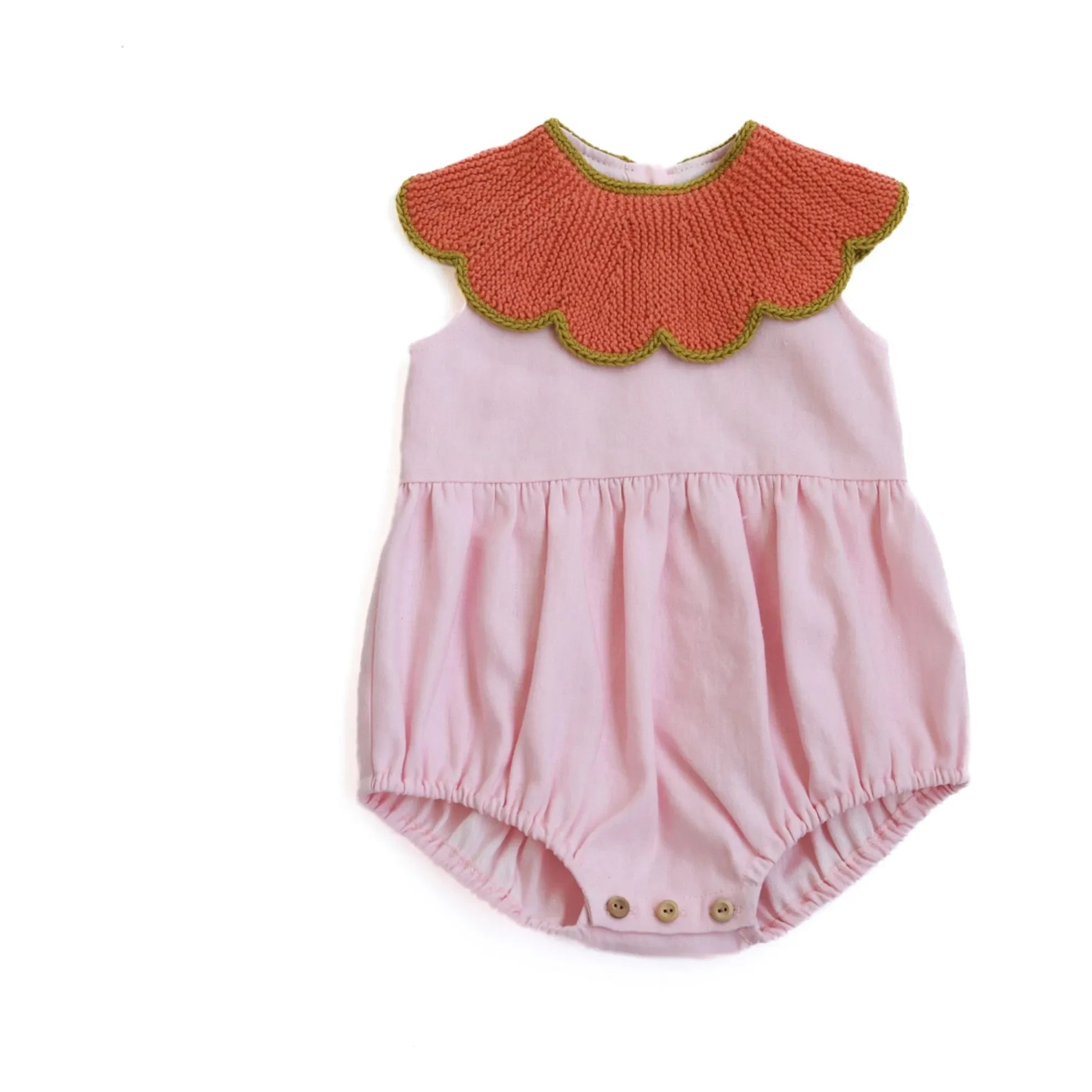 Kalinka - Cordelia Leinen Overall | Rosa