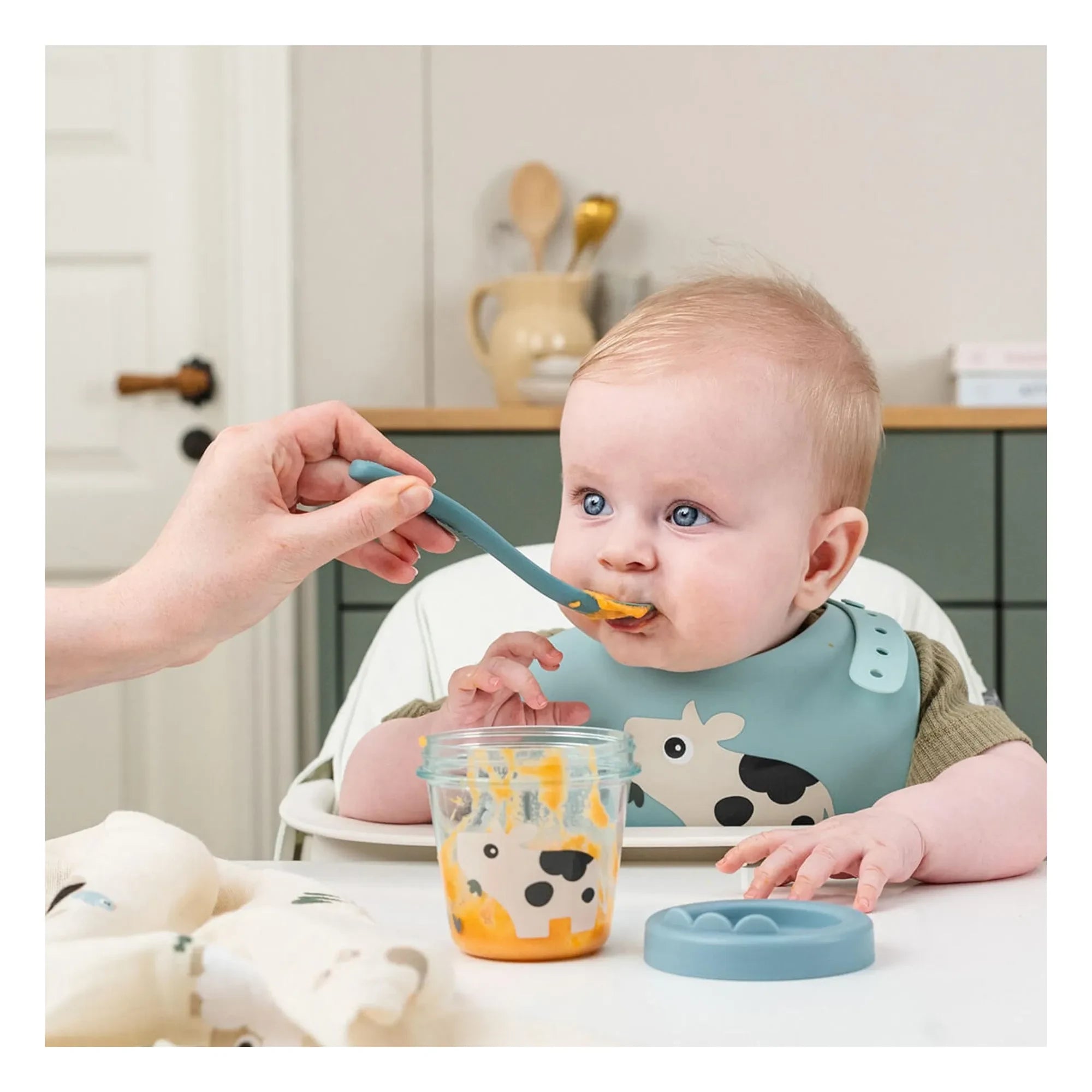 Done by deer - Tiny Farm Tritan Lunchboxen - 2er Set | Rosa