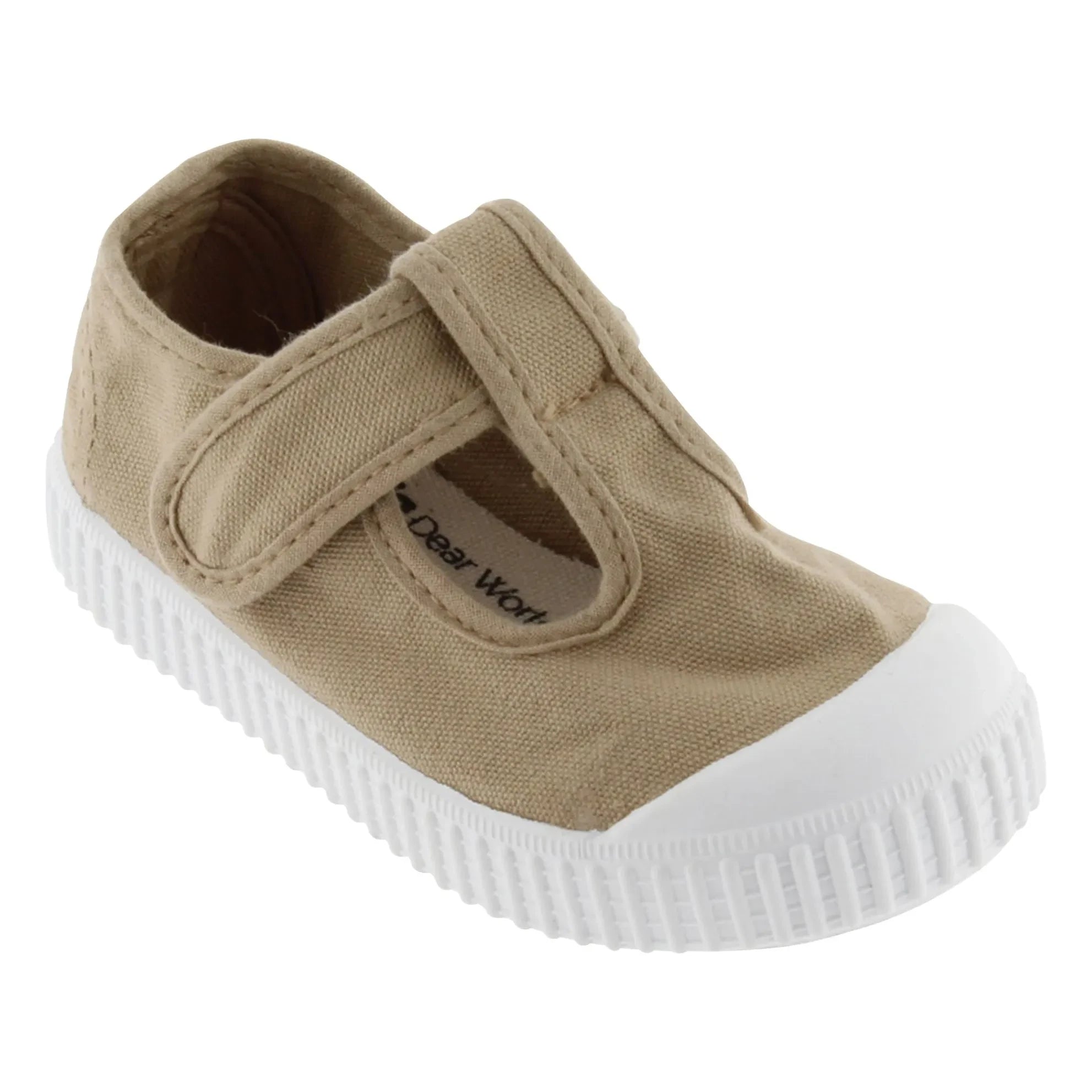 Victoria - Kratzer Sneaker Riemchen Sandale Canvas | Camel