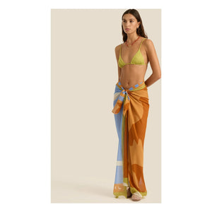 Soleil Soleil – Quadratischer Pareo | Blau