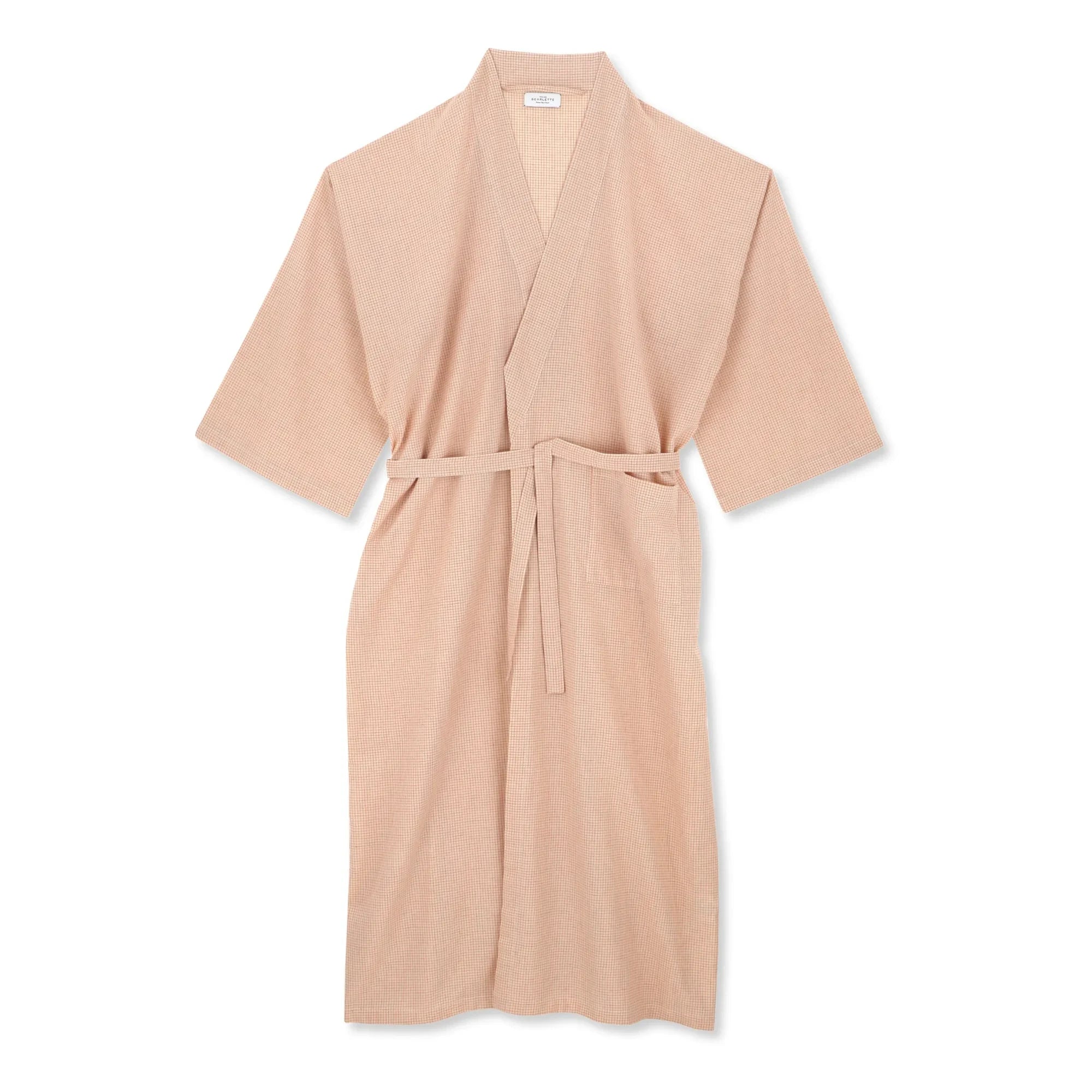 Scarlette Ateliers - Grace Karierter Kimono | Rot