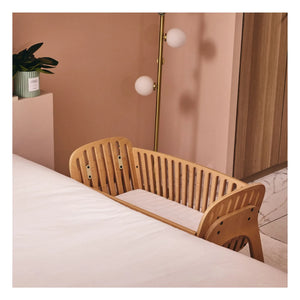 Charlie Crane - Spannbetttuch für Kodo Beistellbett | Milchweiß